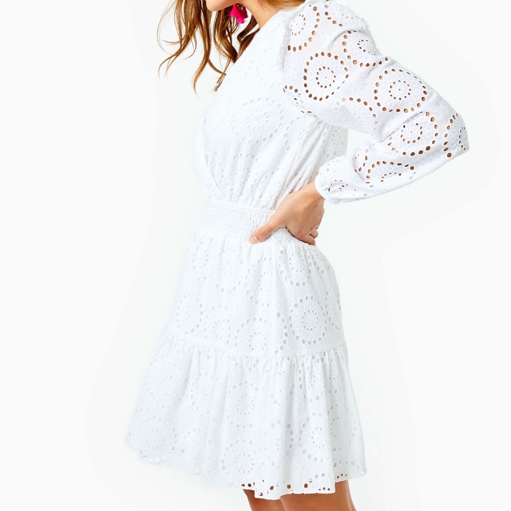 NWT Lilly Pulitzer white summery dress- still selling at stores for 278